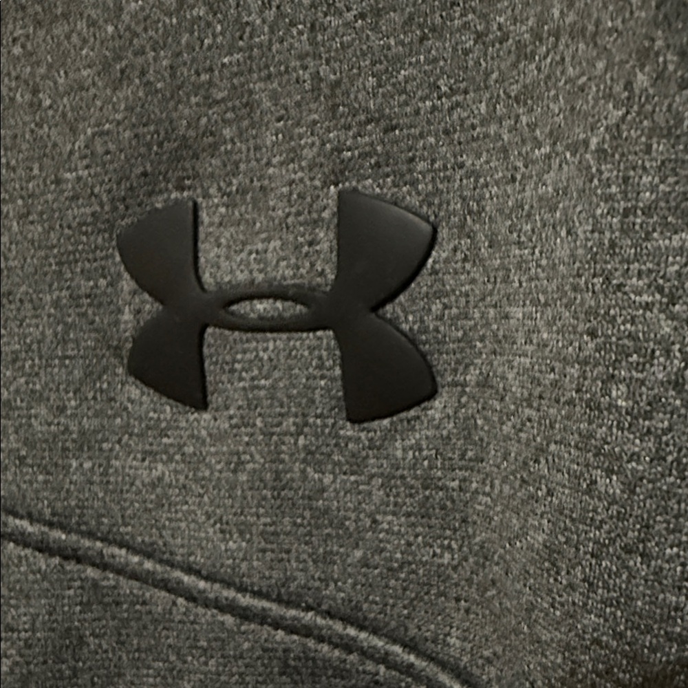 Under Armour ColdGear Quarter-Zip Pullover | Men’s Large | Gray Perf. Fleece - Picture 3 of 8